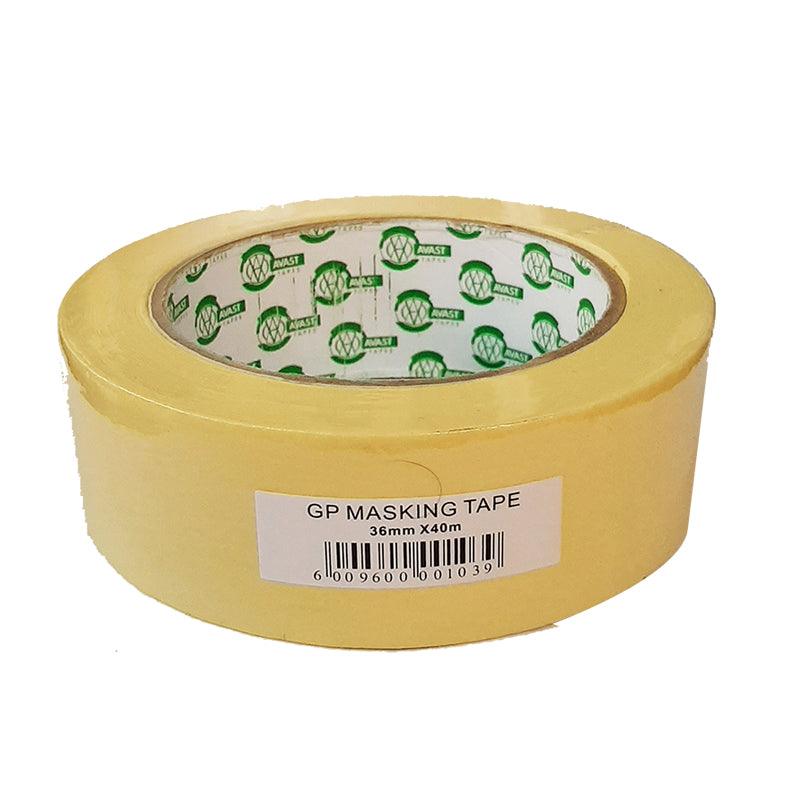 Masking Tape Avast General Purpose 36mmx40m ( 24 Pack ) | Securadeal