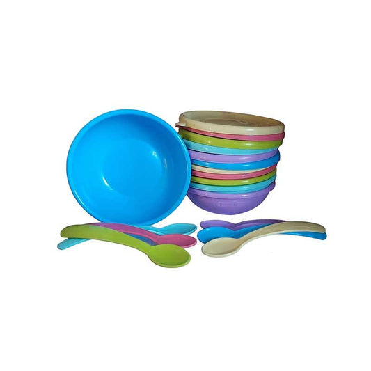 MISS MOLLY Baby Feeding Set 18 Piece (6 Bowls, 6 Lids, 6 Spoons) BPA-Free - Premium bowls from Miss Molly - Just R 49! Shop now at Securadeal