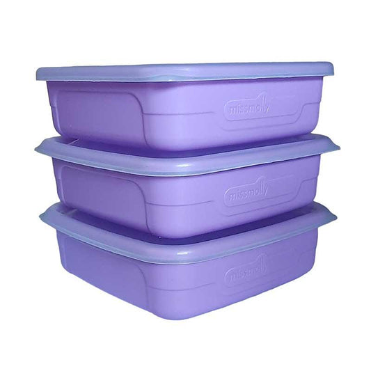 MISS MOLLY Food Saver Set Regal 200ml Lilac (3 Pack) BPA-Free - Premium storage from Miss Molly - Just R 19! Shop now at Securadeal