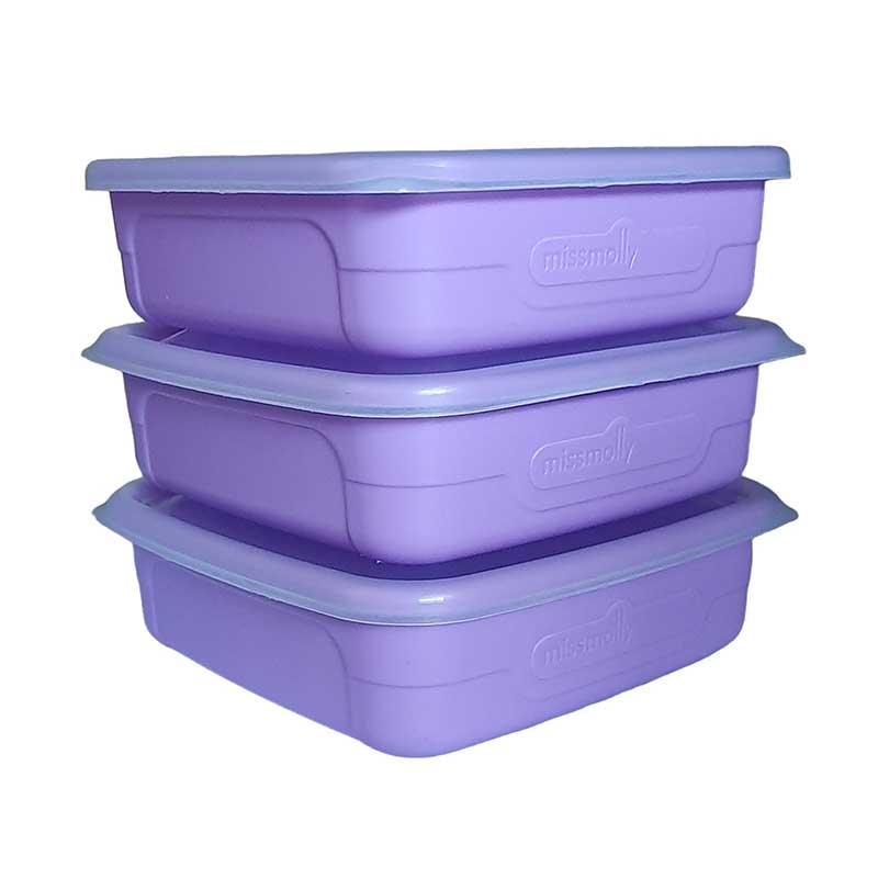 MISS MOLLY Food Saver Set Regal 550ml Lilac (3 Pack) BPA-Free - Premium storage from Miss Molly - Just R 40! Shop now at Securadeal