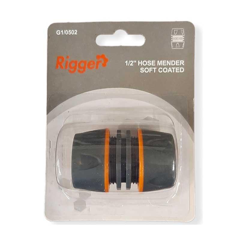 RIGGER Garden Hose Mender/Repairer 12mm - 1/2" ABS Softgrip H20013 - Premium gardening from Rigger - Just R 14! Shop now at Securadeal