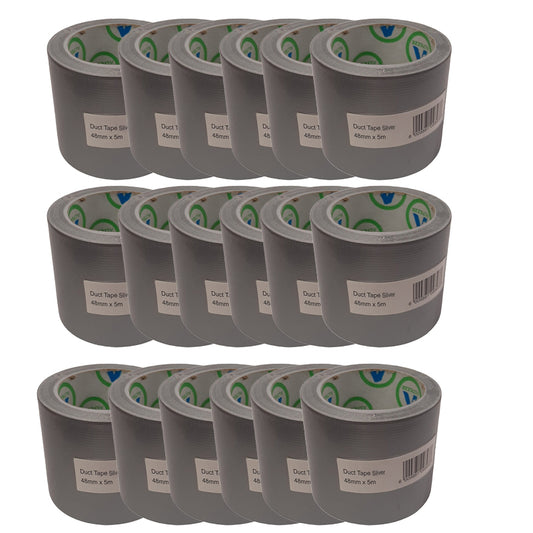 AVAST Duct Tape Silver 48mm x 5m ( 18 Pack ) - Premium Tape from AVAST - Just R 280! Shop now at Securadeal