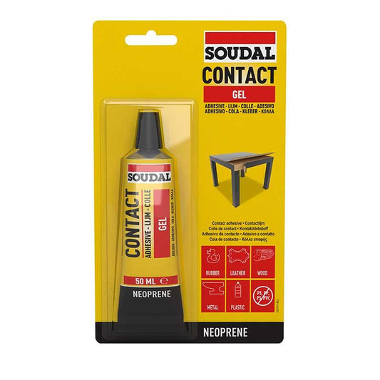 SOUDAL Contact Adhesive Gel Blister 50ml - Premium Hardware from SOUDAL - Just R 60! Shop now at Securadeal