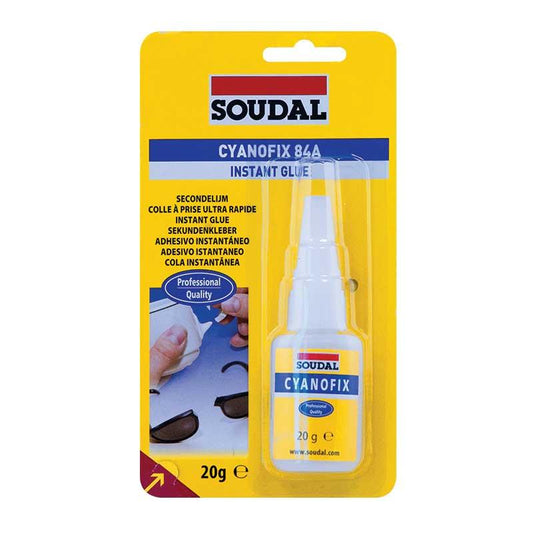 SOUDAL Cyanofix 84A Instant Adhesive Glue 20g - Premium Hardware from SOUDAL - Just R 117! Shop now at Securadeal