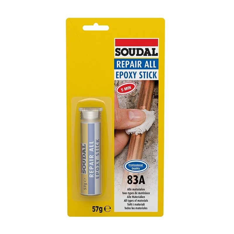 SOUDAL Repair All Epoxy Stick Adhesive 83A Clear 57g - Premium Hardware from SOUDAL - Just R 84! Shop now at Securadeal