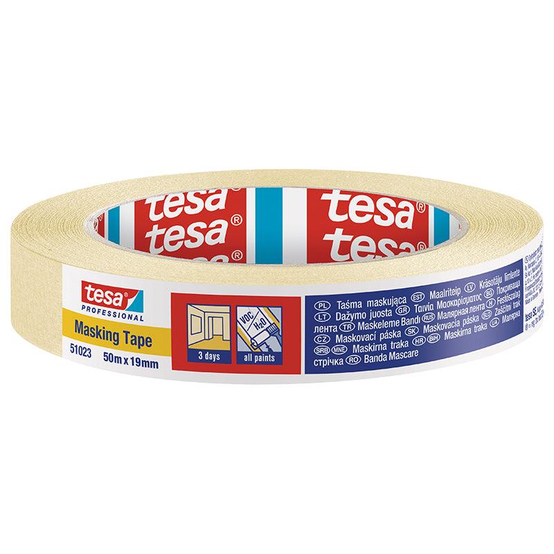 TESA General Purpose Masking Tape 50m x 19mm - Premium Hardware from TESA - Just R 30! Shop now at Securadeal