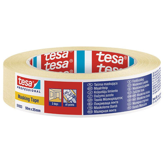 TESA General Purpose Masking Tape 50m x 25mm - Premium Hardware from TESA - Just R 40! Shop now at Securadeal