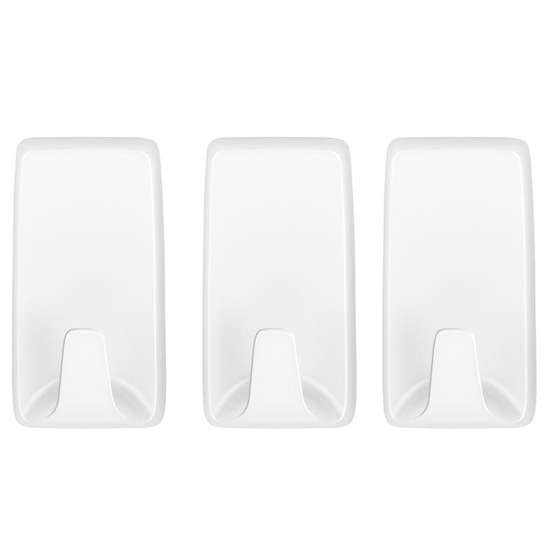 TESA Powerstrips Hooks Small Rectangular 3 Hooks/4 Strips White - Premium Hardware from TESA - Just R 98! Shop now at Securadeal