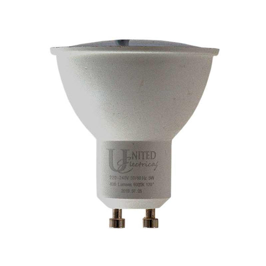 UNITED ELECTRICAL 5 Watt 120 Degree GU10 LED Bulb Cool White - Premium lighting from United Electrical - Just R 22! Shop now at Securadeal