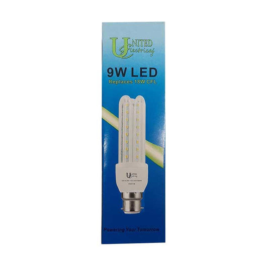 UNITED ELECTRICAL 9 Watt 3U B22 LED Bulb Cool White - Premium lighting from United Electrical - Just R 29! Shop now at Securadeal