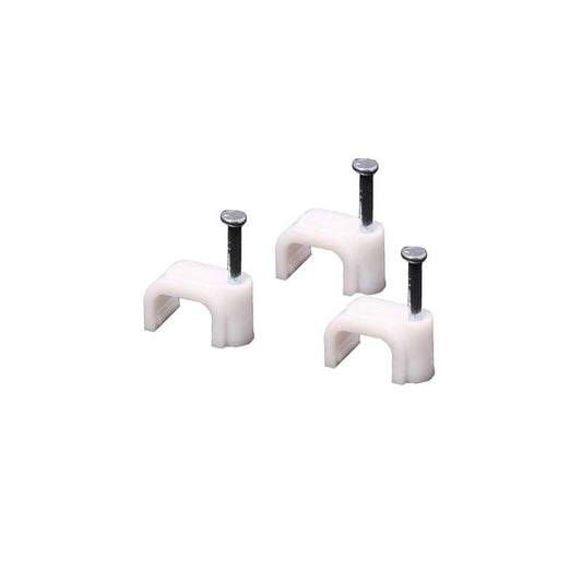 UNITED ELECTRICAL Cable Clips Unit 10mm Flat ( Pack of 100 ) - Premium Cable Clips from United Electrical - Just R 16! Shop now at Securadeal