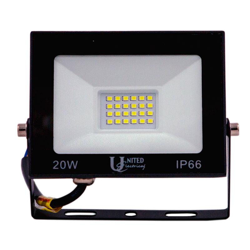 UNITED ELECTRICAL Floodlight 20W LED - Premium flood light from United Electrical - Just R 103! Shop now at Securadeal