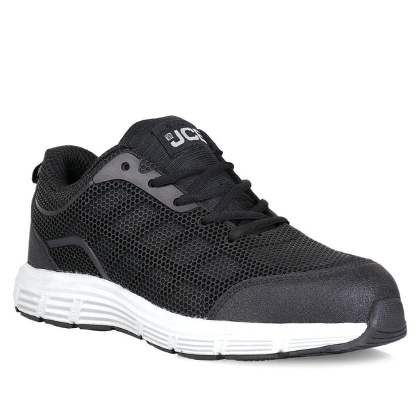 JCB Jogger Black/White Shoe Steel Toe | Securadeal