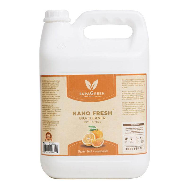 NANO FRESH Eco Friendly Bio-Cleaner With Citrus 5 Litre - Premium Cleaning Products from Gravitate - Just R 213! Shop now at Securadeal