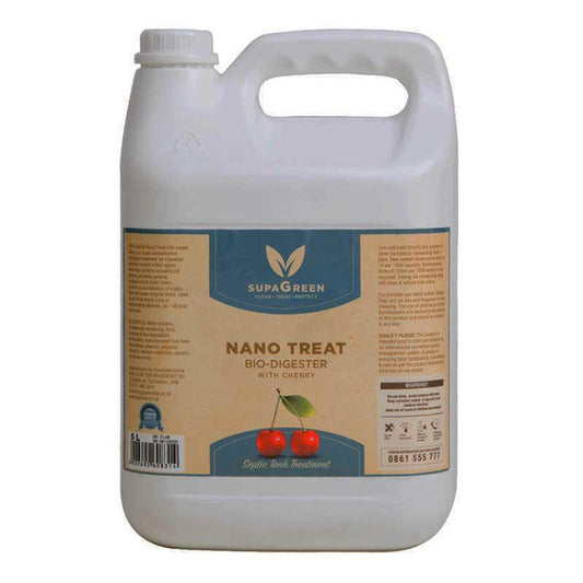 NANO TREAT Septic Tank Bio Digester with Cherry 5 Litre - Premium Cleaning Products from Gravitate - Just R 293! Shop now at Securadeal