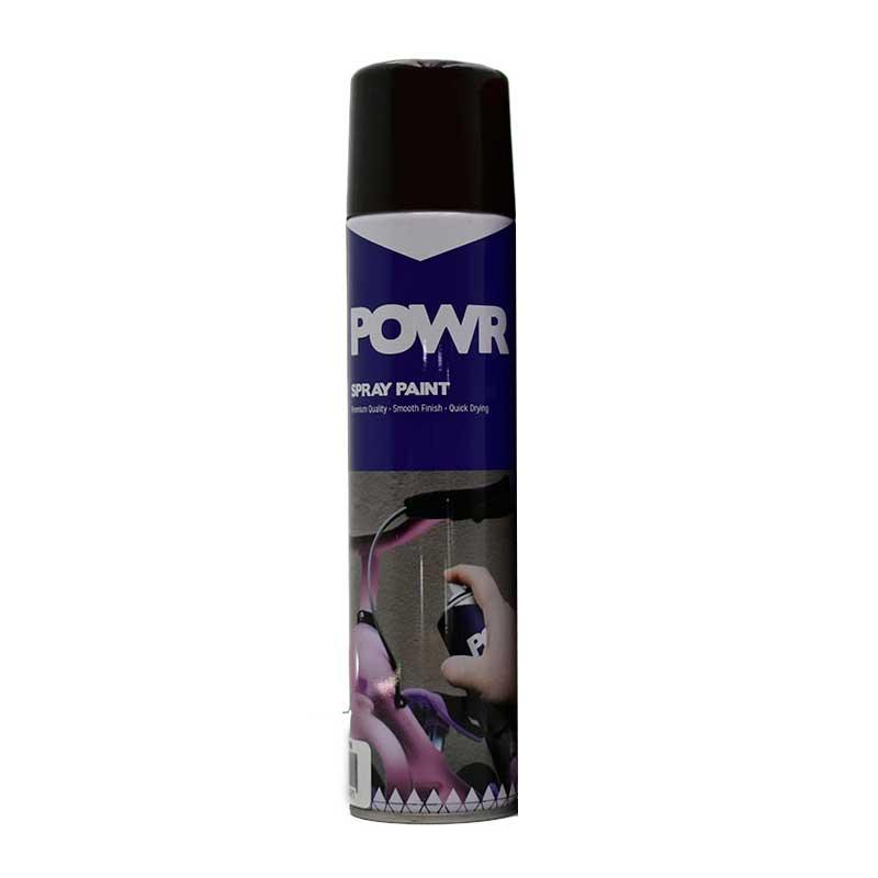 POWR Heat Resistant Spray Paint Black 300ml - Premium Spray Paint from POWR - Just R 58! Shop now at Securadeal