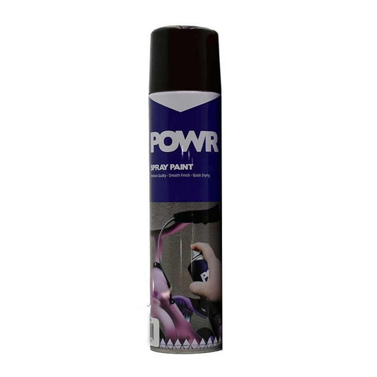 POWR Heat Resistant Spray Paint Black Engine 300ml - Premium Spray Paint from POWR - Just R 58! Shop now at Securadeal