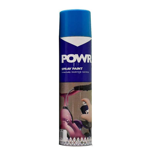 POWR Heat Resistant Spray Paint Blue 300ml - Premium Spray Paint from POWR - Just R 58! Shop now at Securadeal