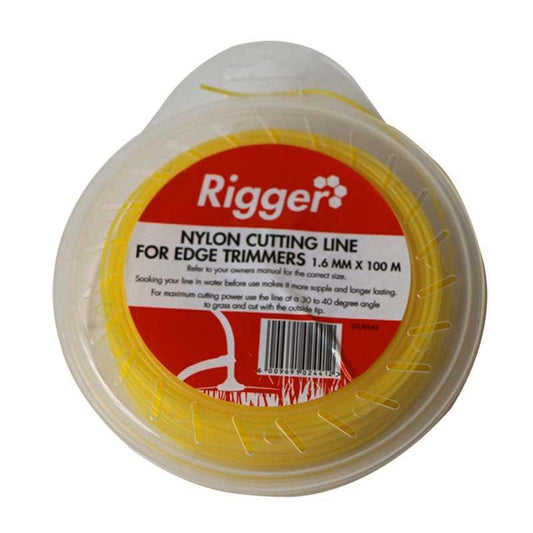 RIGGER Nylon Trimmer Line 1.6mm x 100M Donut - Premium Hardware from Rigger - Just R 57! Shop now at Securadeal