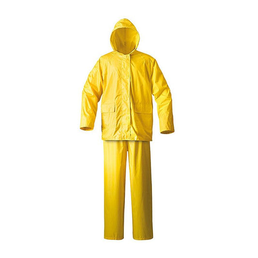 Rubberized Rain Suit Yellow 2 Piece (Small) - Premium Rain Coat from Pioneer Safety - Just R 142! Shop now at Securadeal