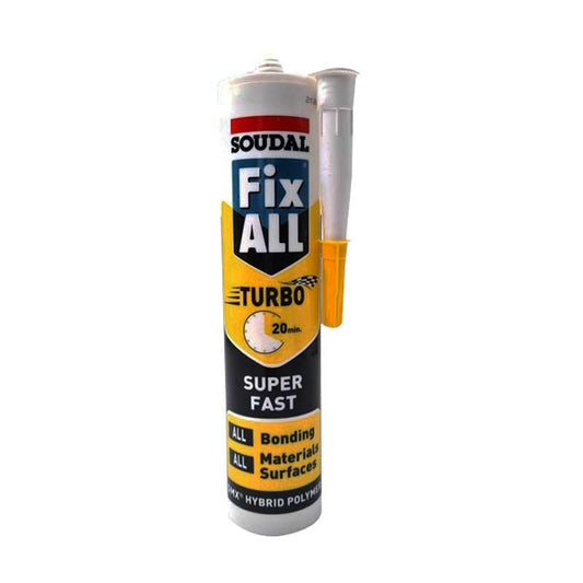 SOUDAL Fix All Turbo Adhesive White 290ml - Premium Hardware from SOUDAL - Just R 177! Shop now at Securadeal