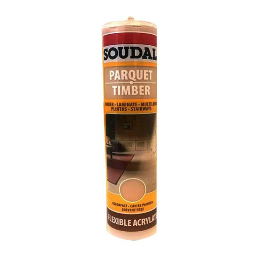 SOUDAL Parquet Timber Laminate Sealant Light Oak 310ml Cartridge - Premium Hardware from SOUDAL - Just R 71! Shop now at Securadeal