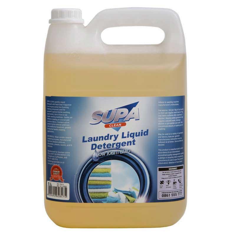 SUPA CLEAN Laundry Liquid Detergent Auto 5 Litre - Premium Cleaning Products from Gravitate - Just R 307! Shop now at Securadeal