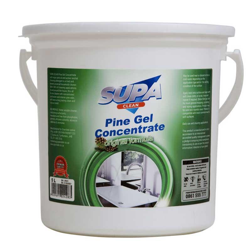 SUPA CLEAN Pine Gel Concentrate 5 Litre - Premium Cleaning Products from Gravitate - Just R 187! Shop now at Securadeal