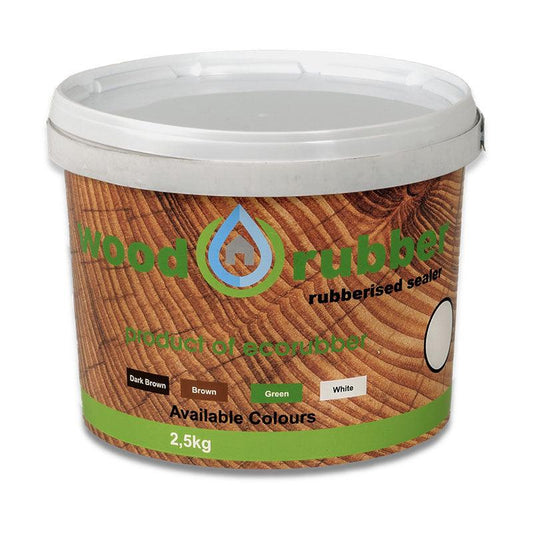 Wood Rubber Eco Rubberized Waterproof Sealer 2.5Kg Dark Brown - Premium Waterproof Sealant from Eco Rubber - Just R 323! Shop now at Securadeal